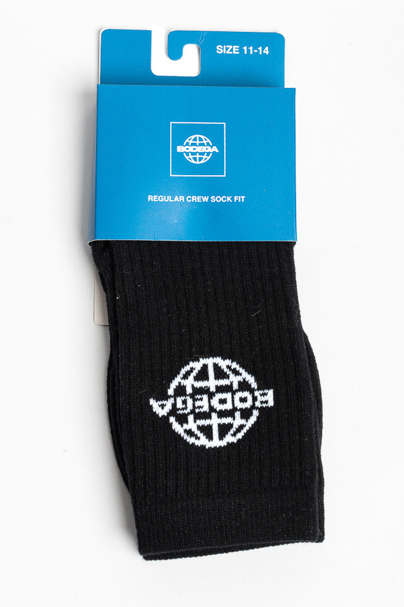 Bodega Crew Logo Socks