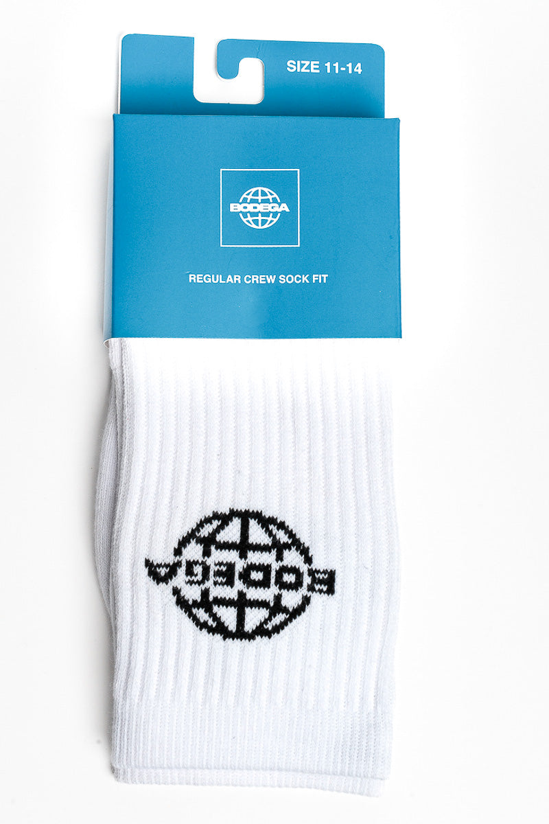 Bodega Crew Logo Socks