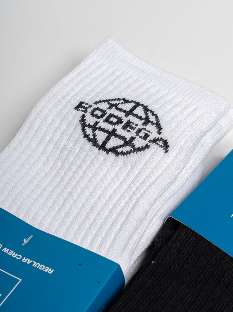 Bodega Crew Logo Socks