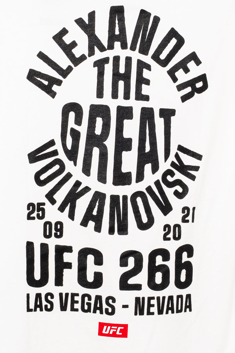 UFC TEE -ALEXANDER VOLKANOVSKI - WHITE