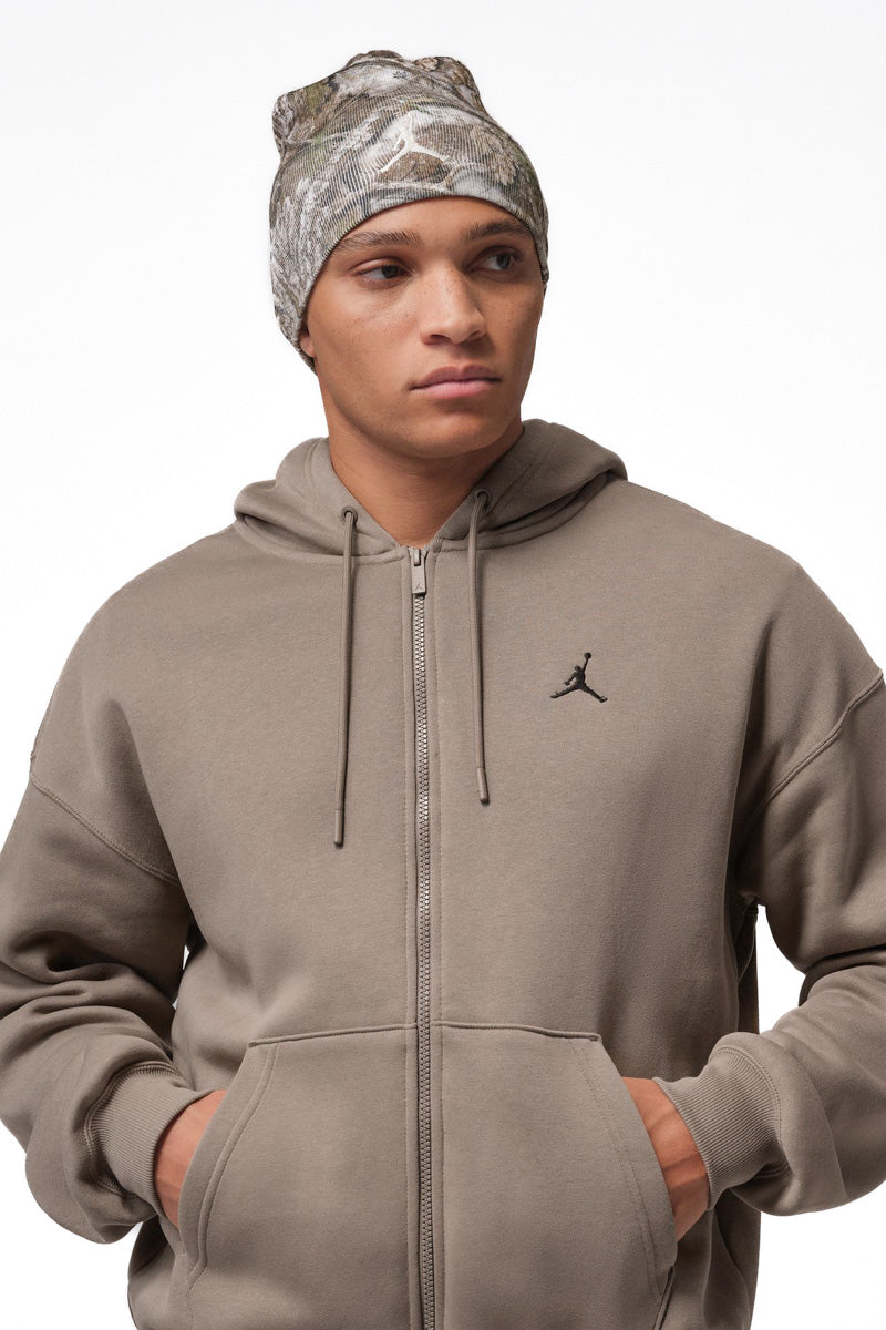Jordan Brooklyn Fleece Zip Olive Hoodie - Mens
