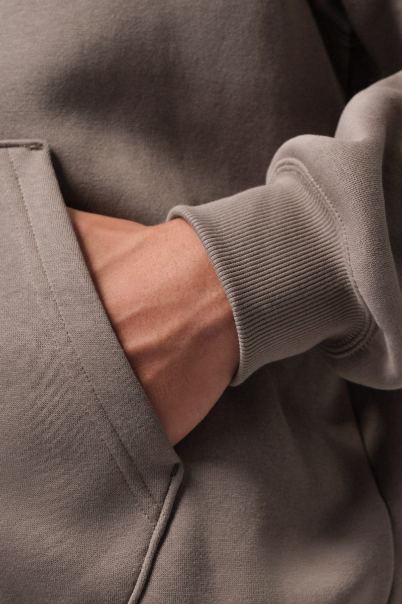 Jordan Brooklyn Fleece Zip Olive Hoodie - Mens