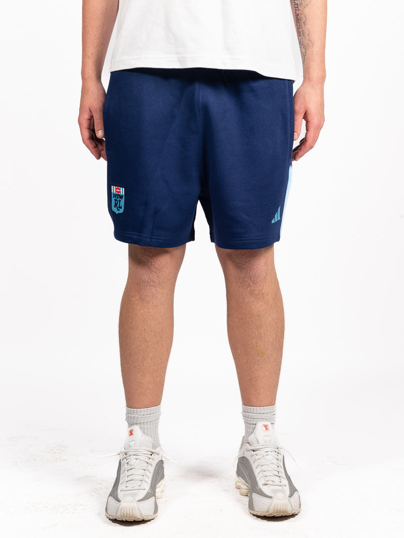 State of Origin NSW Colour Block Navy Shorts - Mens