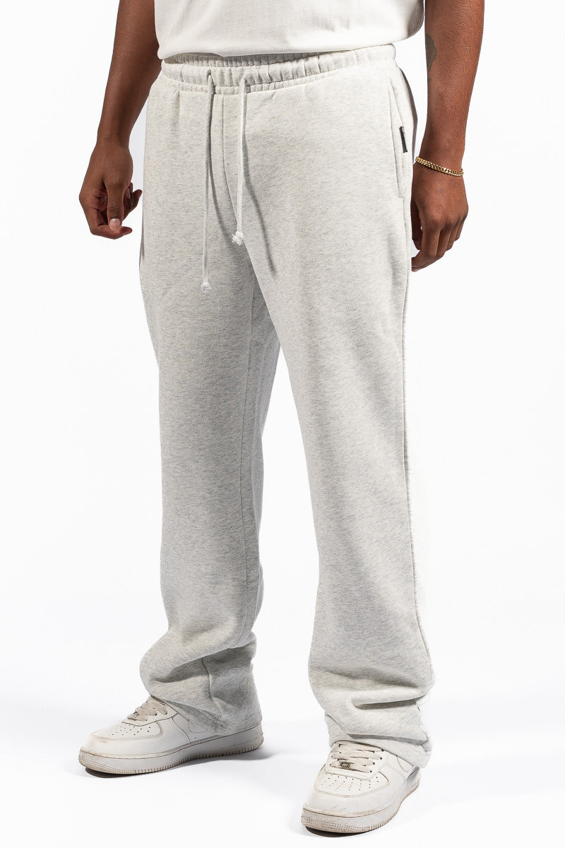 American Bodega White Marle Track Pants - Mens
