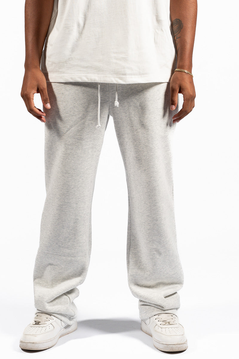 American Bodega White Marle Track Pants - Mens