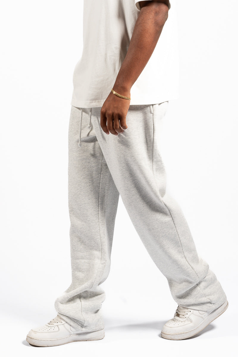 American Bodega White Marle Track Pants - Mens