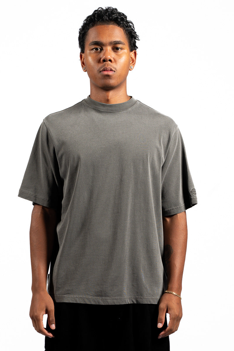 American Bodega Charcoal Sleeve Logo Tee - Mens