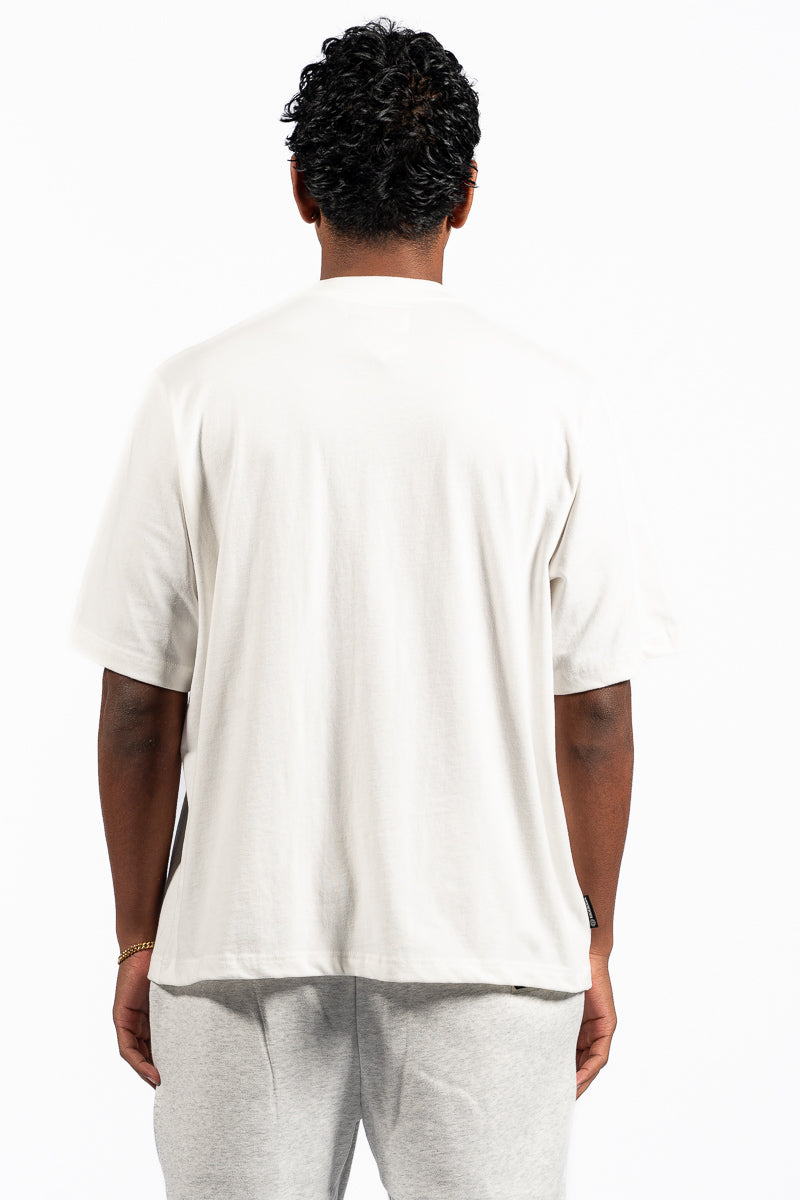 American Bodega Vintage White Sleeve Logo Tee - Mens