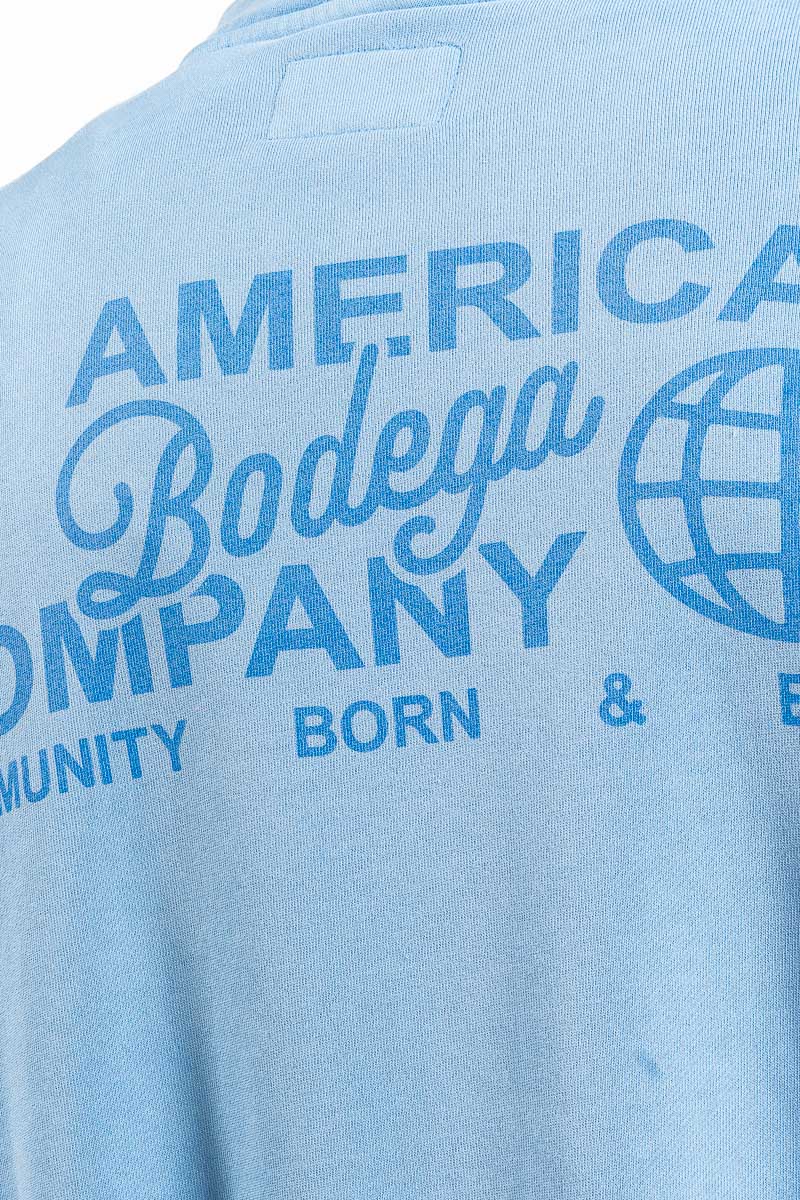 American Bodega Sky Blue Zip Hoodie - Mens