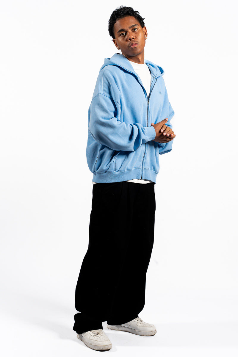 American Bodega Sky Blue Zip Hoodie - Mens