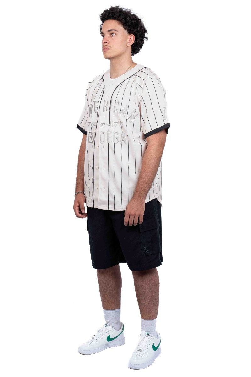 American Bodega Off White Baseball Jersey - Mens