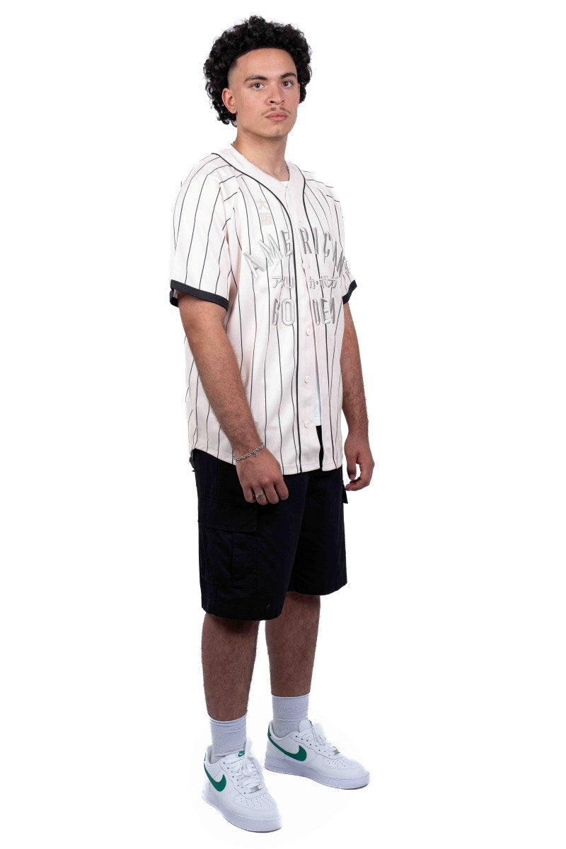 American Bodega Off White Baseball Jersey - Mens