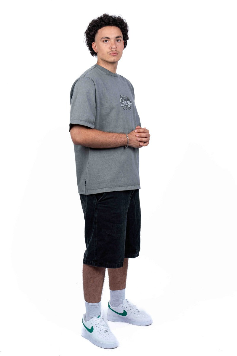 American Bodega Charcoal Puff Logo Tee - Mens