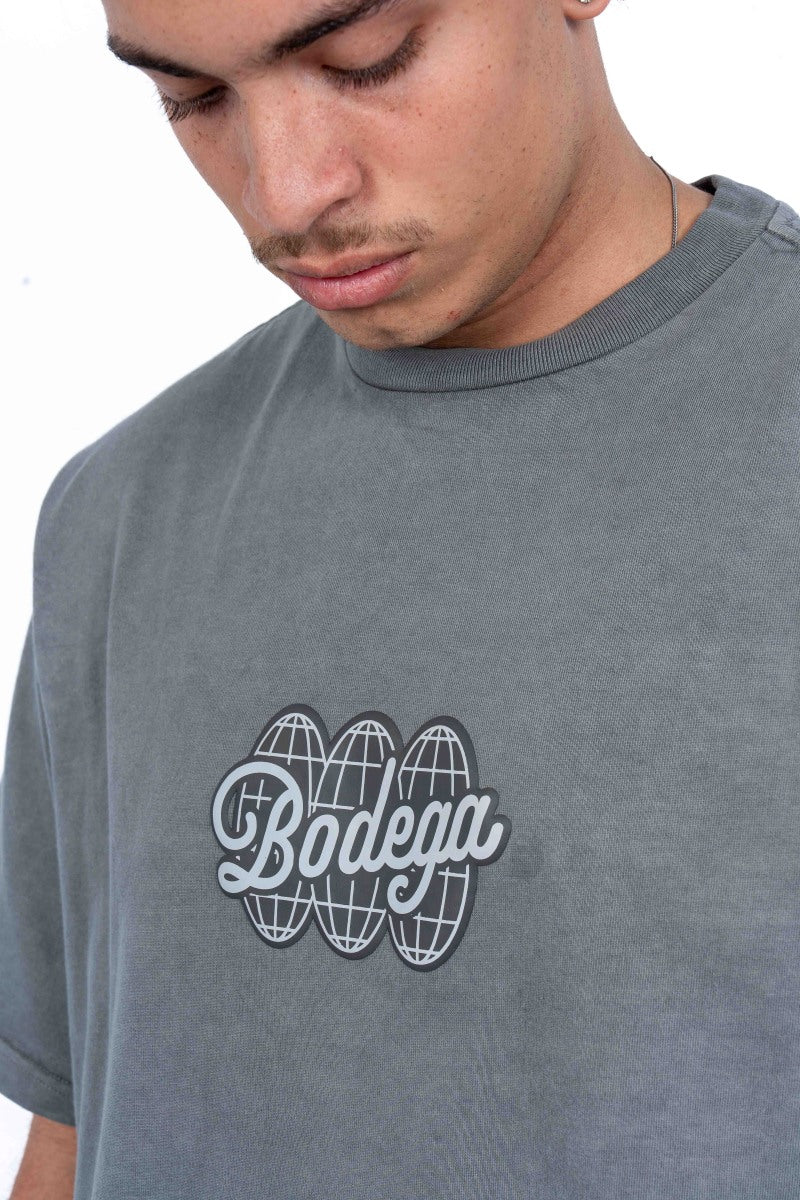 American Bodega Charcoal Puff Logo Tee - Mens