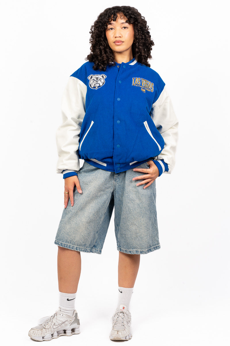 CANTERBURY BANKSTOWN BULLDOGS NRL LAS VEGAS 26 VARSITY JACKET - Womens