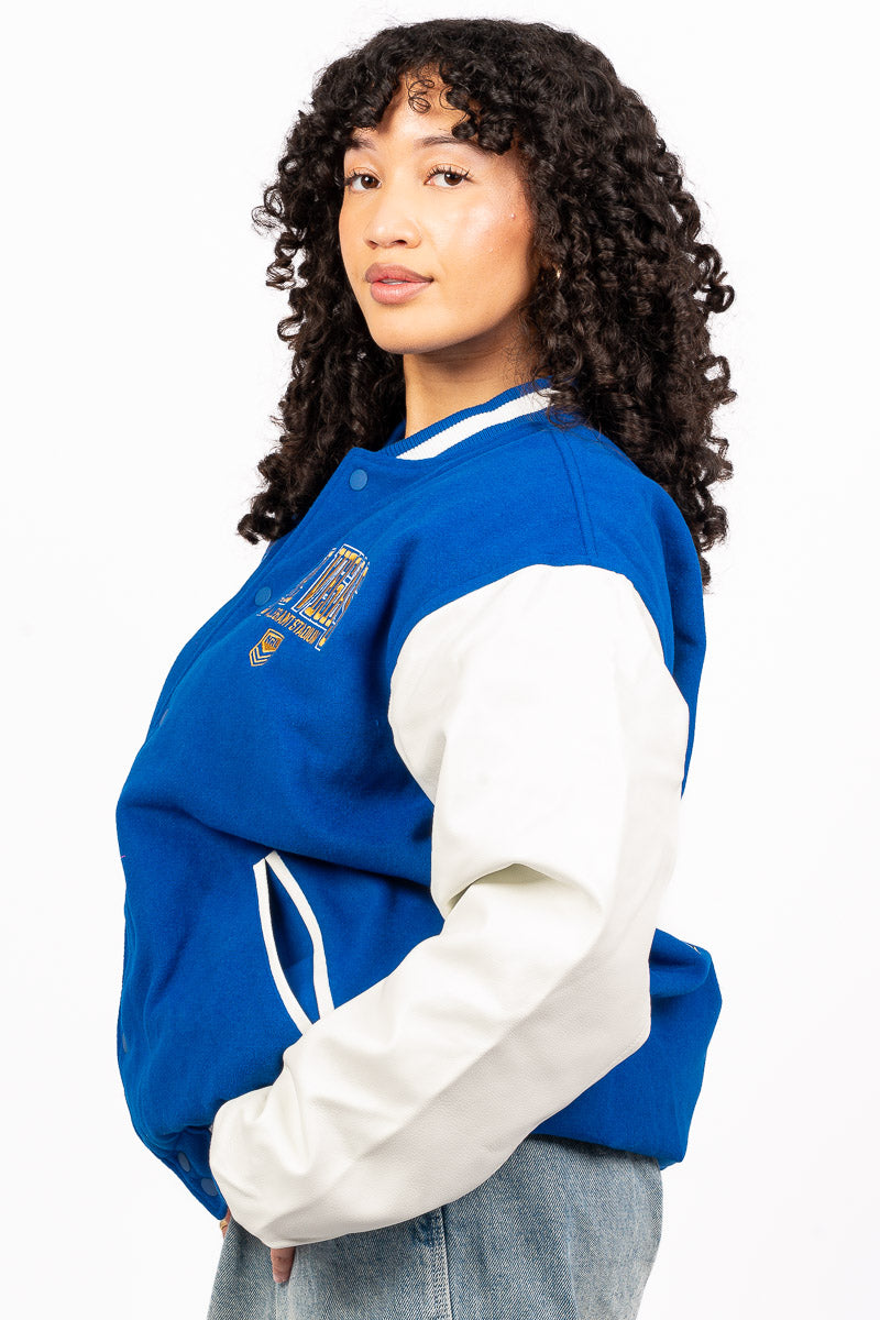 CANTERBURY BANKSTOWN BULLDOGS NRL LAS VEGAS 26 VARSITY JACKET - Womens