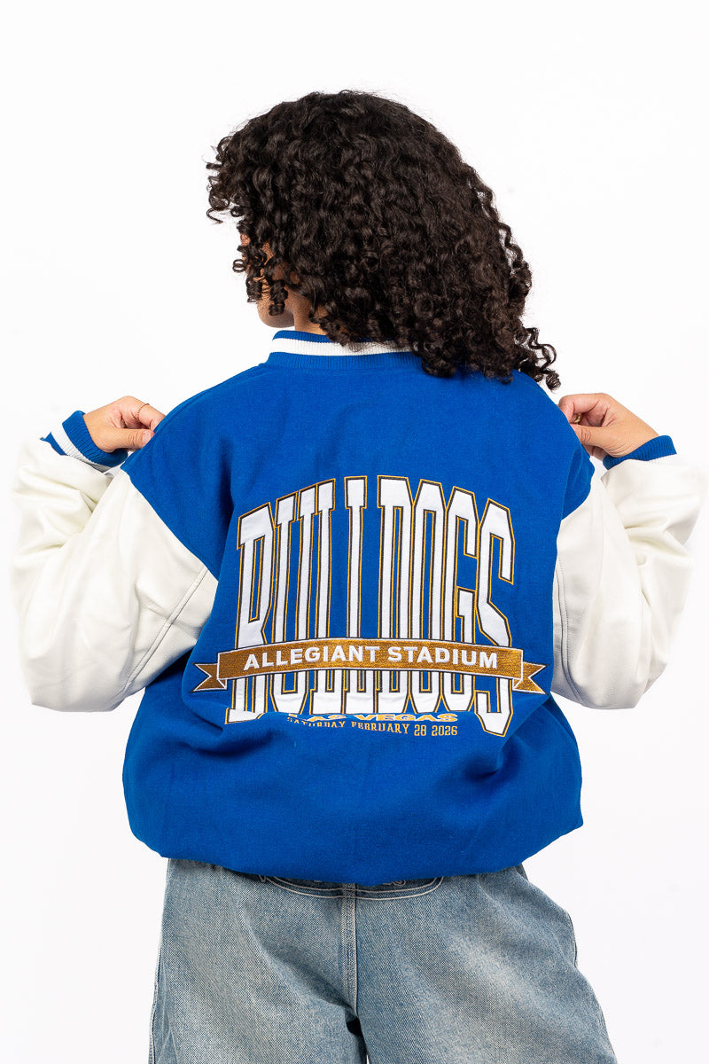 CANTERBURY BANKSTOWN BULLDOGS NRL LAS VEGAS 26 VARSITY JACKET - Womens