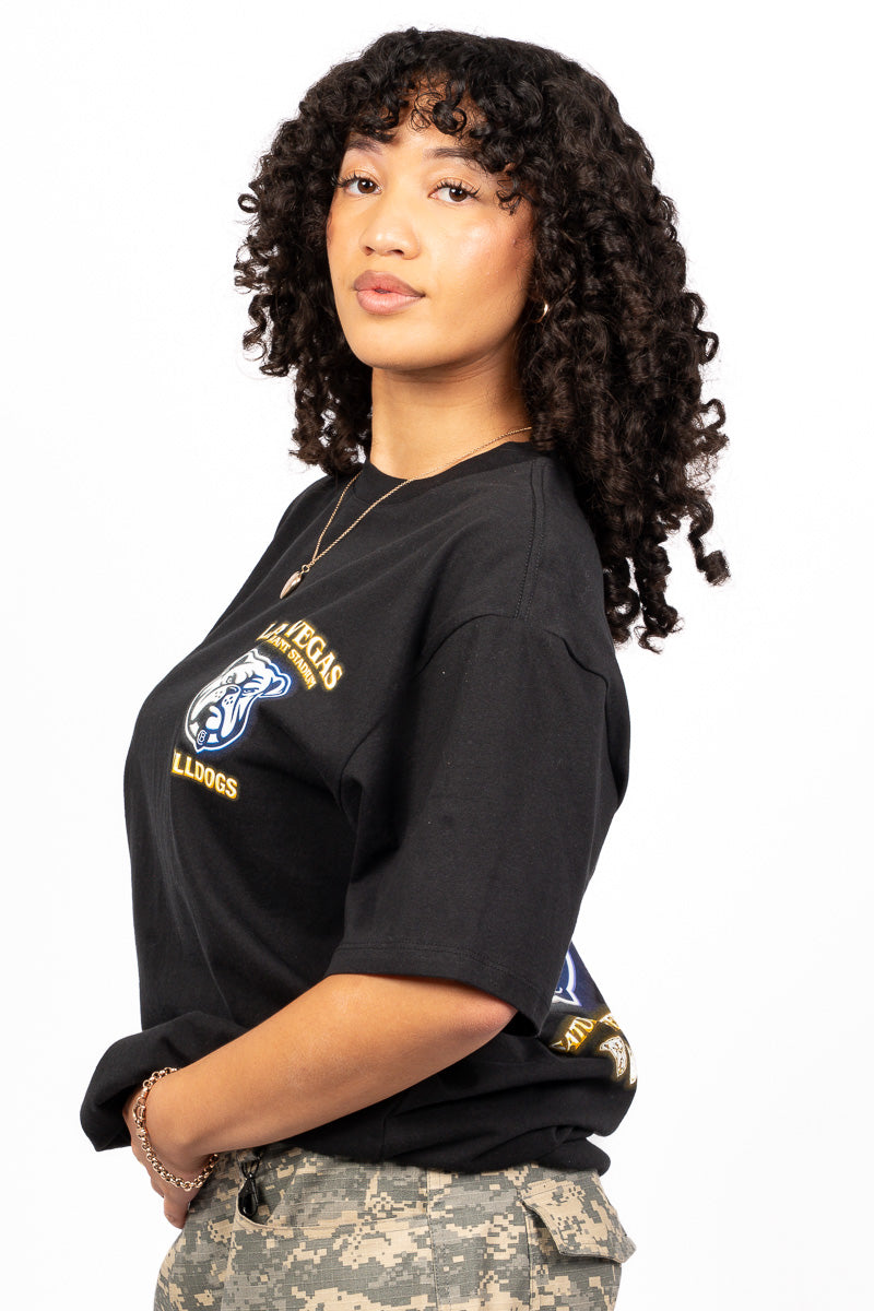 CANTERBURY BANKSTOWN BULLDOGS NRL LAS VEGAS 26 T-SHIRT BULL - Womens