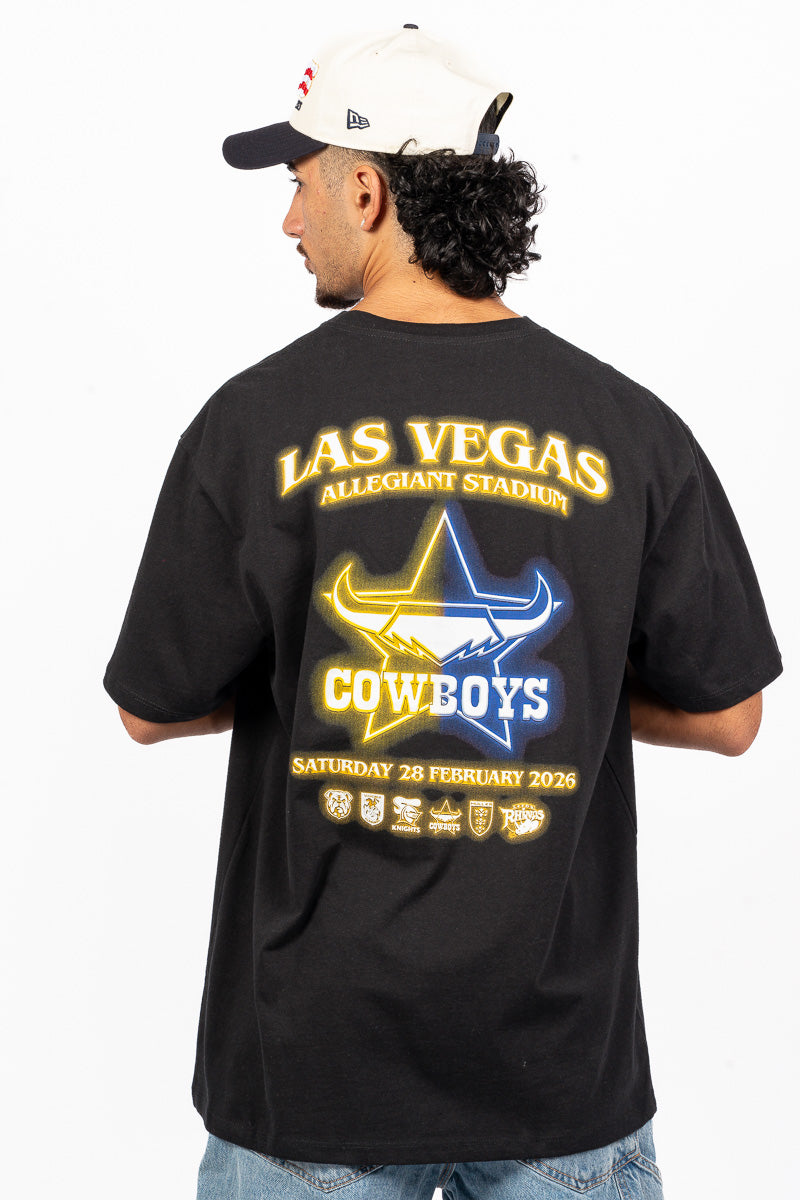 NORTH QUEENSLAND COWBOYS NRL LAS VEGAS 26 T-SHIRT  - Mens