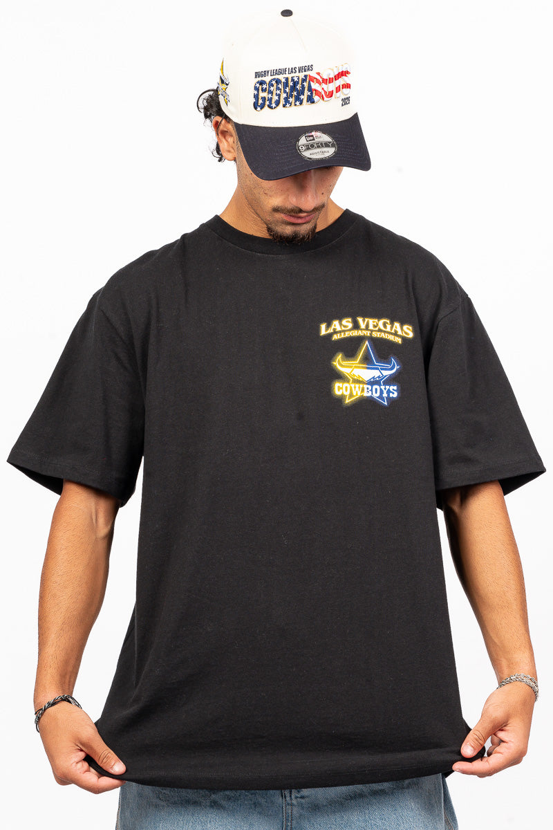 NORTH QUEENSLAND COWBOYS NRL LAS VEGAS 26 T-SHIRT  - Mens