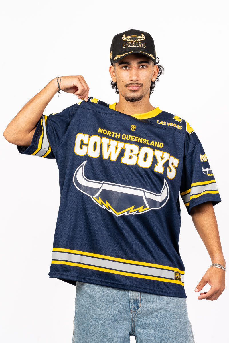 NORTH QUEENSLAND COWBOYS NRL LAS VEGAS 26 GRIDIRON JERSEY - Mens