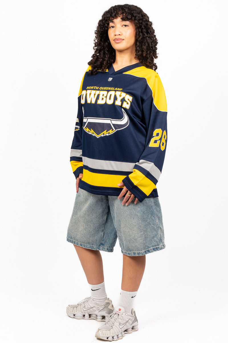 NORTH QUEENSLAND COWBOYS NRL LAS VEGAS 26 LS JERSEY - Womens