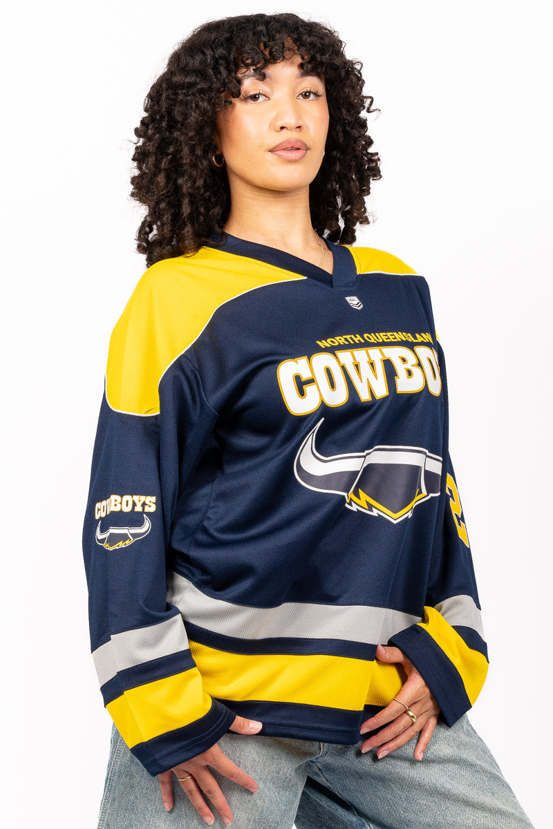 NORTH QUEENSLAND COWBOYS NRL LAS VEGAS 26 LS JERSEY - Womens
