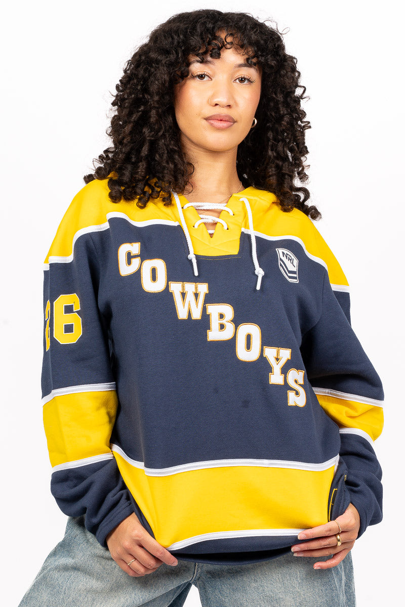 NORTH QUEENSLAND COWBOYS NRL LAS VEGAS 26 HOCKEY JERSEY- Womens