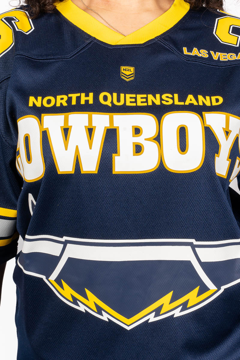 NORTH QUEENSLAND COWBOYS NRL LAS VEGAS 26 GRIDIRON JERSEY  - Womens