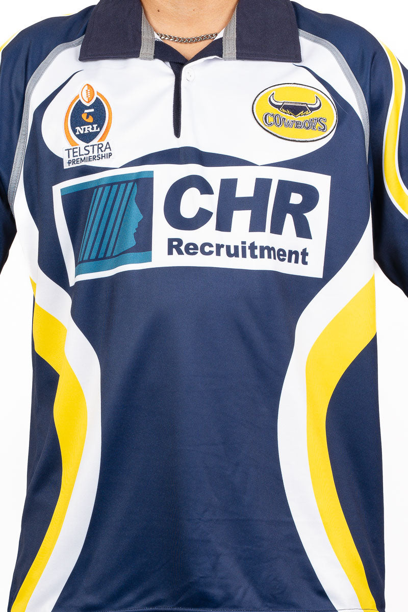 North Queensland Cowboys 2002 Retro NRL Jersey - Mens