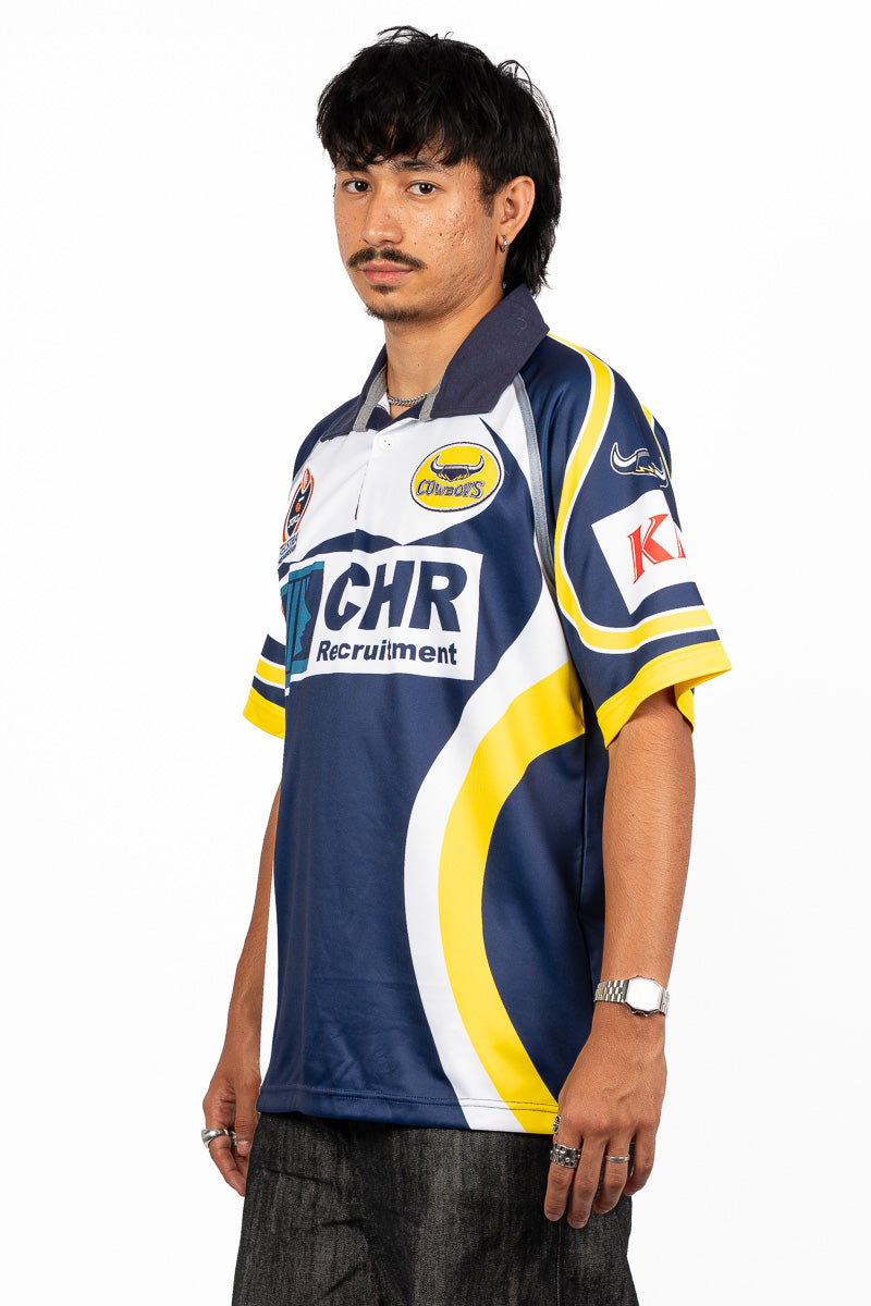 North Queensland Cowboys 2002 Retro NRL Jersey - Mens