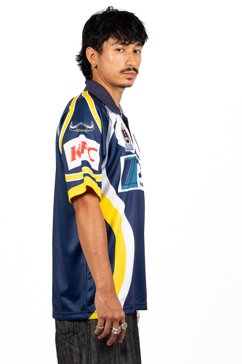 North Queensland Cowboys 2002 Retro NRL Jersey - Mens