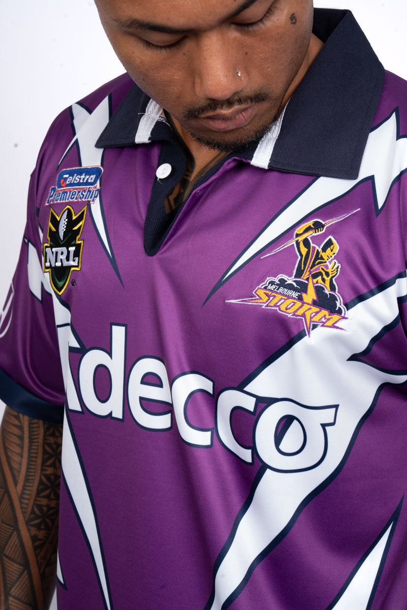NRL Melbourne Storm 2001 Away Retro Jersey - Mens