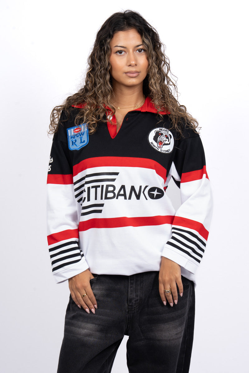 NRL North Sydney Bears 1992 Retro Jersey - Womens
