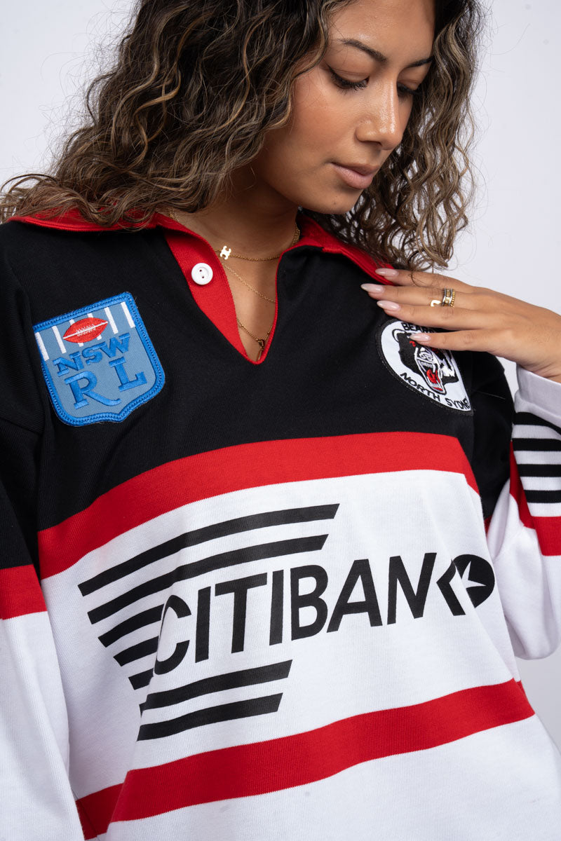 NRL North Sydney Bears 1992 Retro Jersey - Womens
