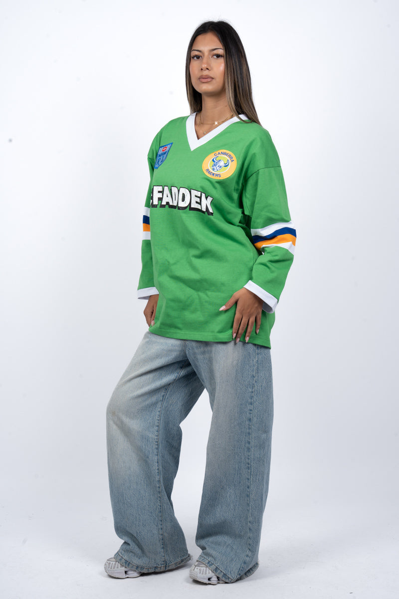 NRL Canberra Raiders 1989 Challenge Retro Jersey - Womens