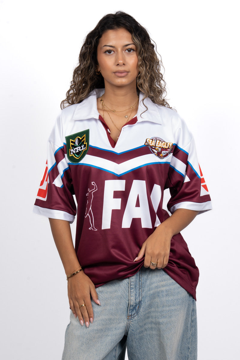 NRL Manly-Warringah Sea Eagles 1998 Retro Jersey - Womens