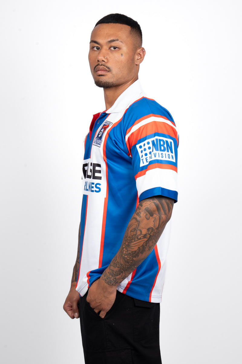 NRL Newcastle Knights 2000 Away Retro Jersey - Mens