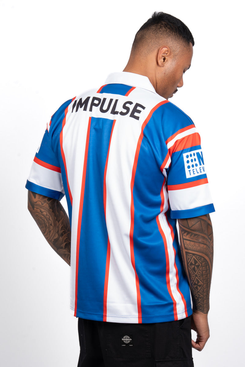 NRL Newcastle Knights 2000 Away Retro Jersey - Mens