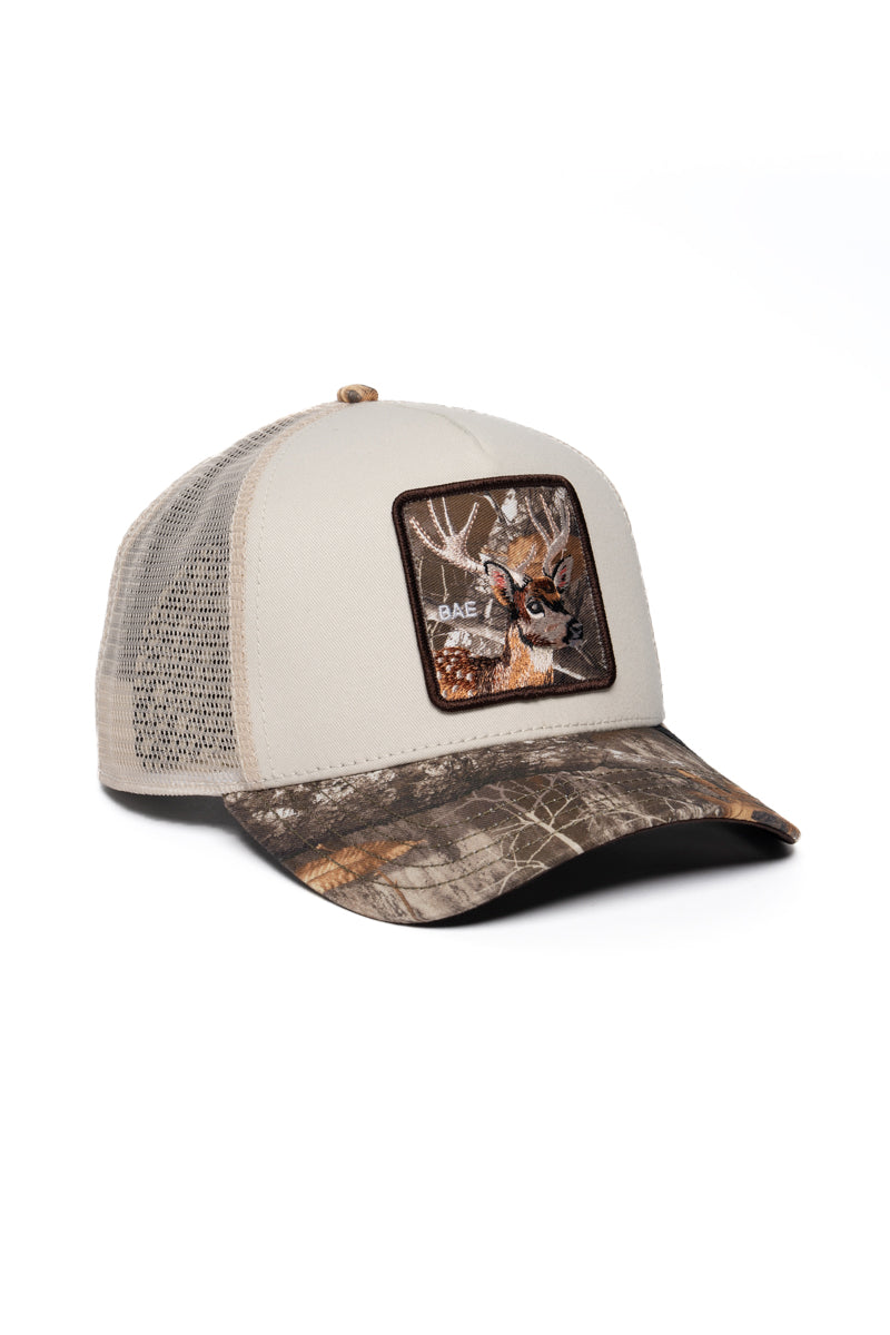 Real Tree Camo Doe Trucker Cap