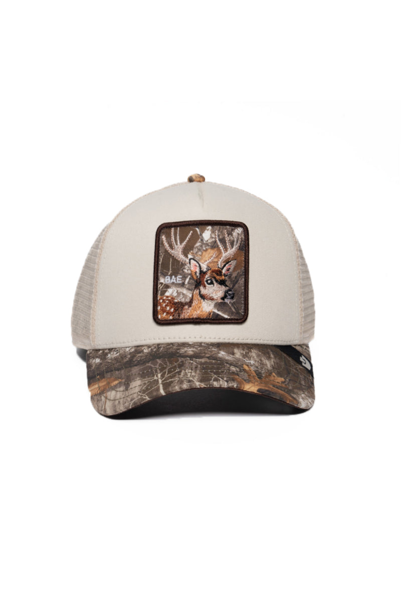 Real Tree Camo Doe Trucker Cap