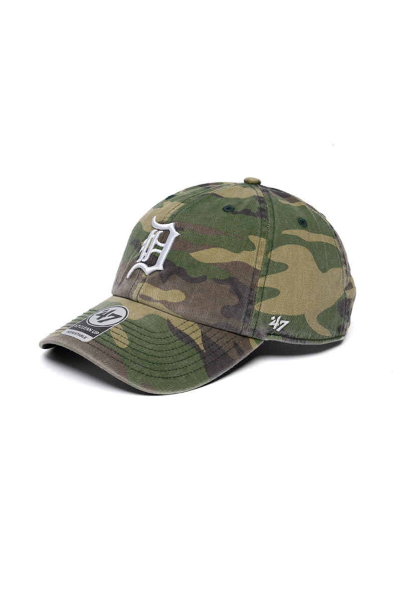 Detroit Tigers 47' Clean Up Camo Cap