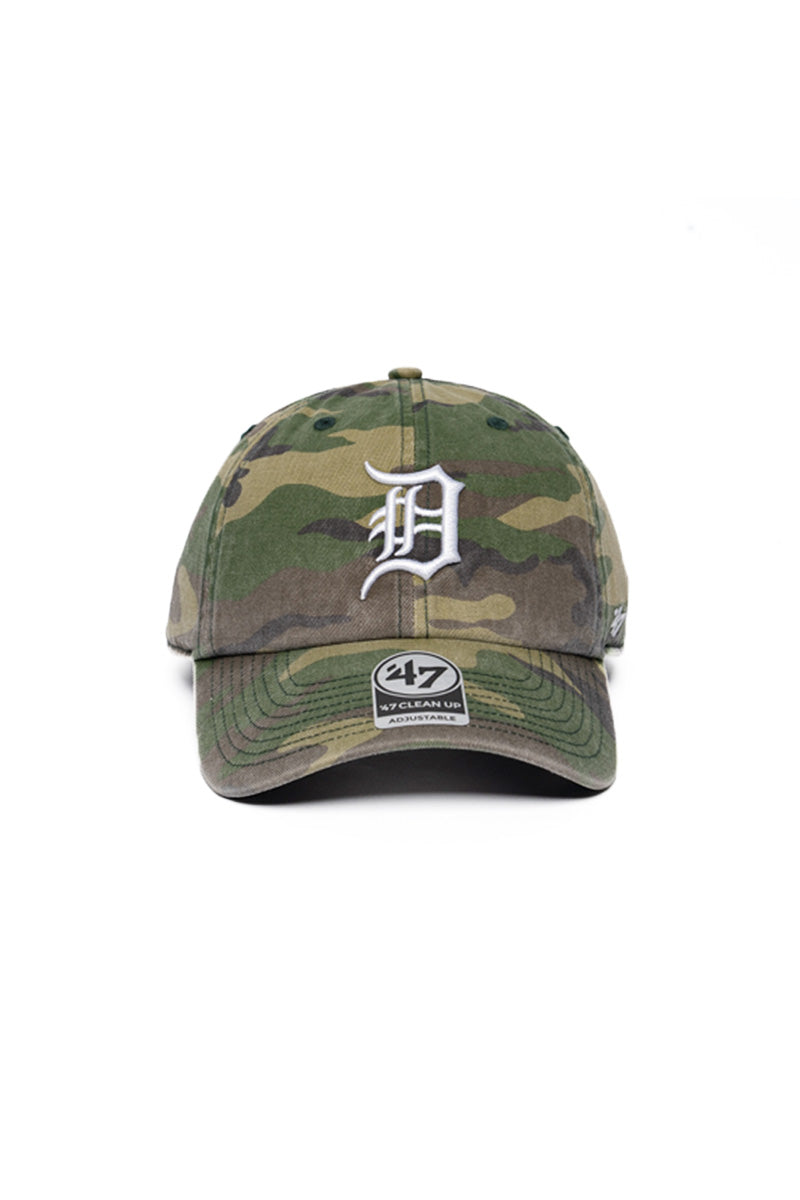 Detroit Tigers 47' Clean Up Camo Cap