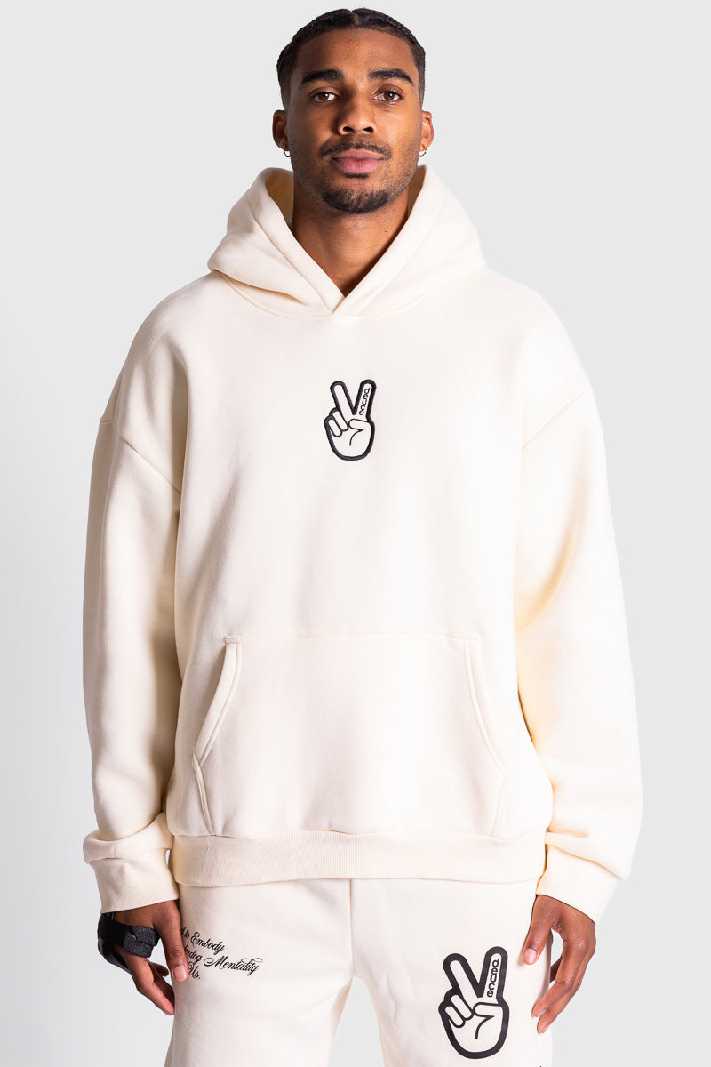 Deuce Underdog Cream Hoodie - Mens