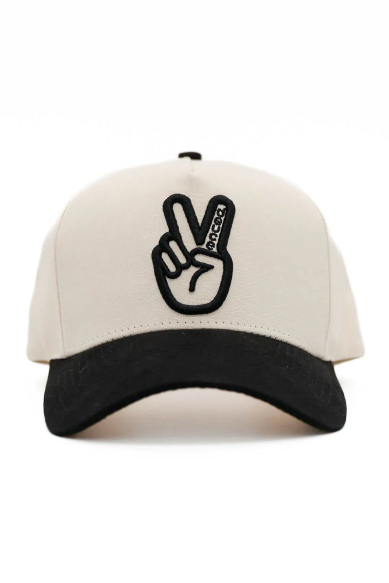 Deuce Peace Off White Cap - Mens