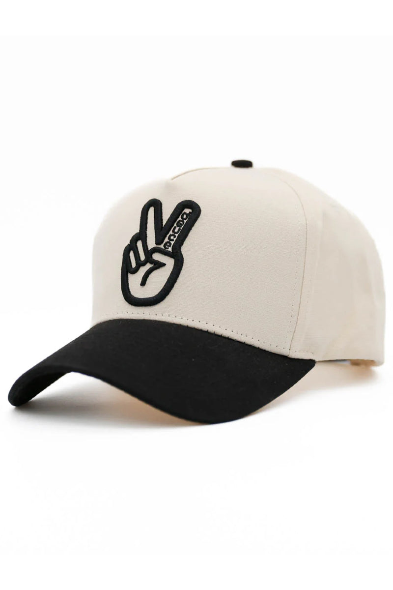 Deuce Peace Off White Cap - Mens