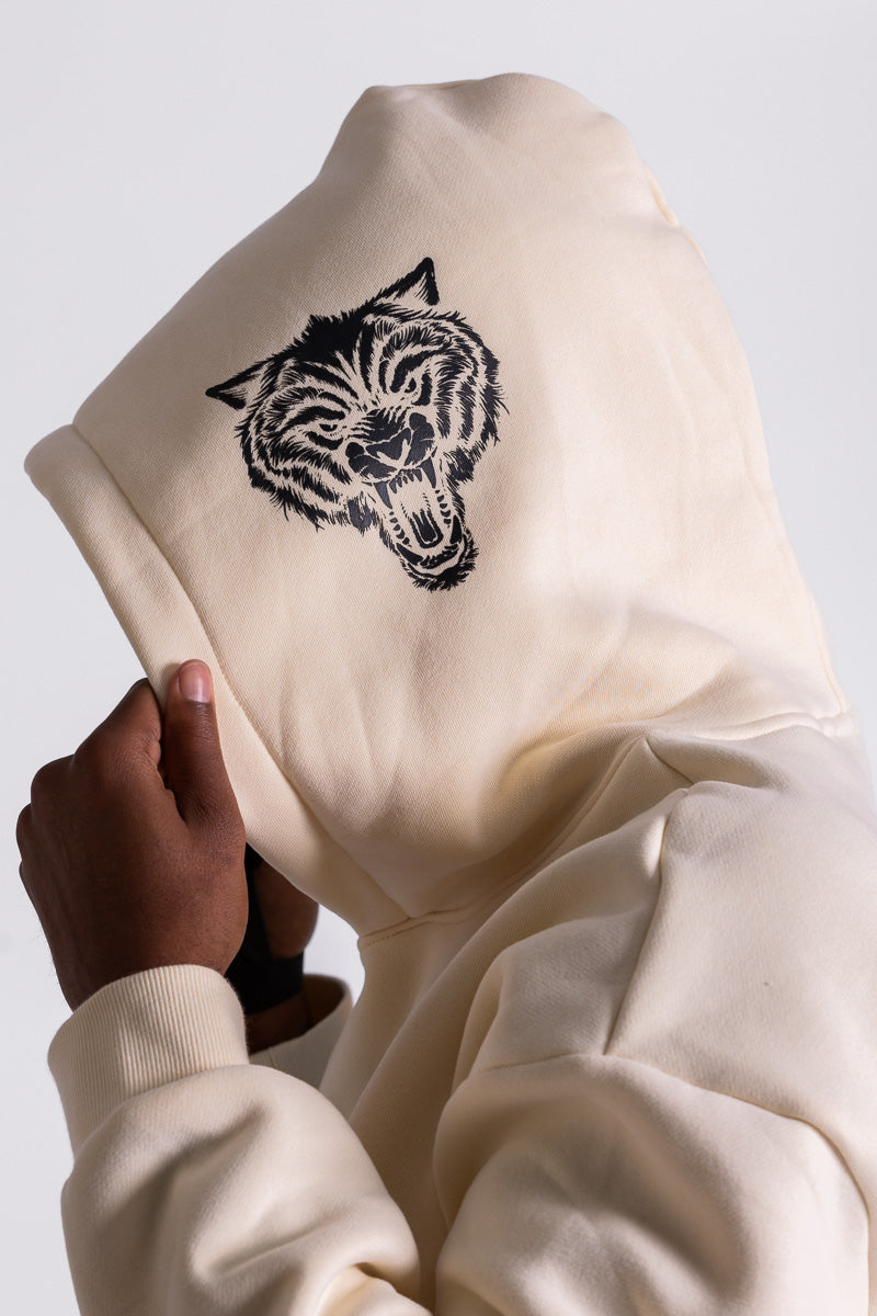 Deuce Underdog Cream Hoodie - Mens