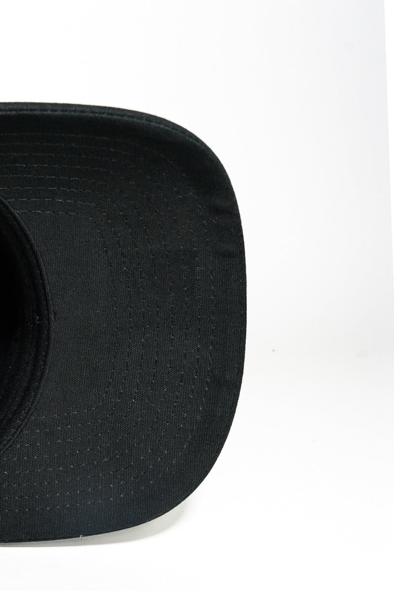 Stealth Black Deuce Peace A-Frame Cap - Mens