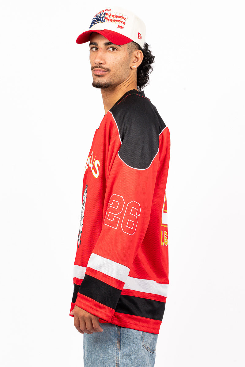 ST GEORGE ILLAWARRA DRAGONS NRL LAS VEGAS 26 LS JERSEY - Mens