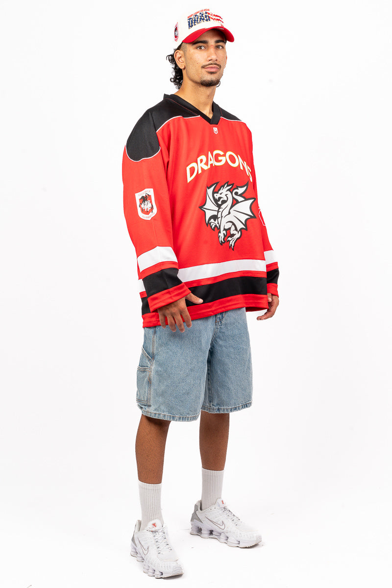 ST GEORGE ILLAWARRA DRAGONS NRL LAS VEGAS 26 LS JERSEY - Mens